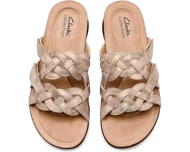 Supply Lab Clarks April Rae Women's Bronze Metallic Synthetic