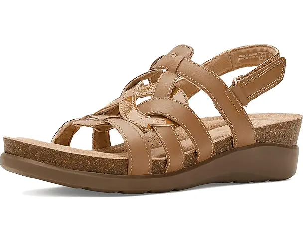 supply lab Clarks Calenne Gracie Women's Tan Combi Leather