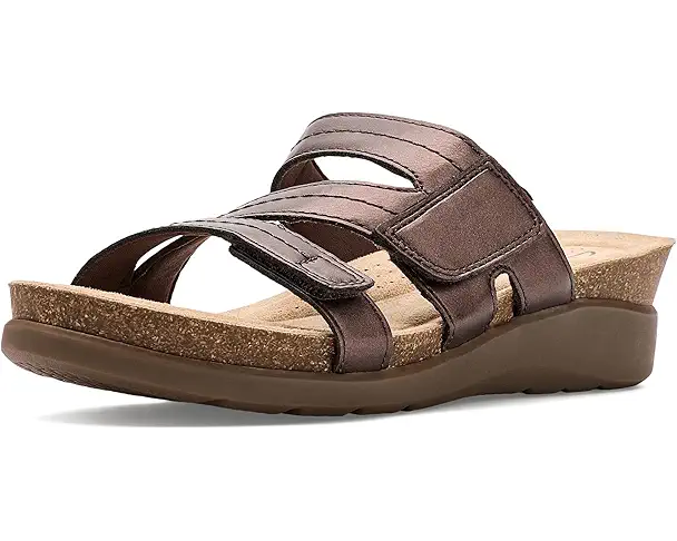 supply lab Clarks Calenne Holly Women's Bronze/Brown Synthetic