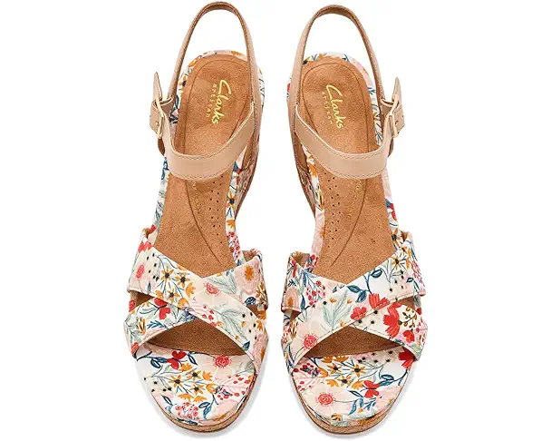 Supply Lab Clarks Chicly Floral Women's White Textile