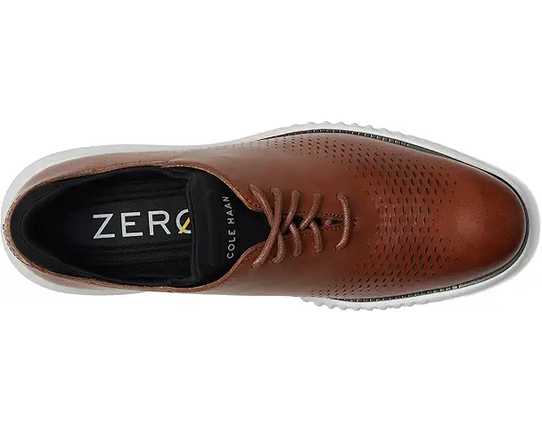 Supply Lab Cole Haan 2.Zerogrand Laser Wing Tip Oxford Lined Men's British Tan/Black/Ivory