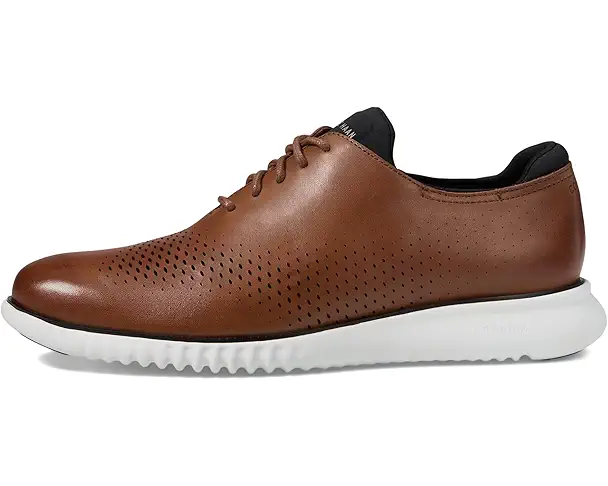 Supply Lab Cole Haan 2.Zerogrand Laser Wing Tip Oxford Lined Men's British Tan/Black/Ivory