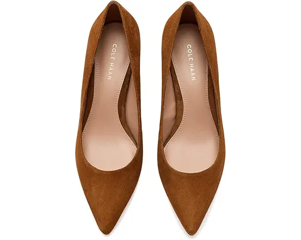 Supply Lab Cole Haan 75mm High Heel Mylah Women's Tobacco Suede