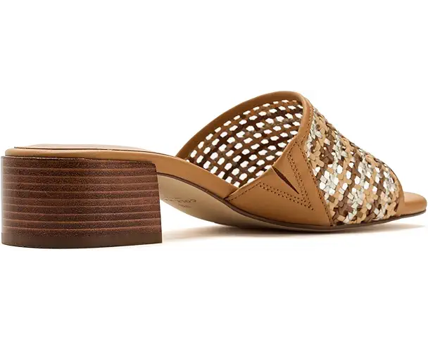 Supply Lab Cole Haan Calli Single Band Block Heel Women's Neutral Woven/Biscuit