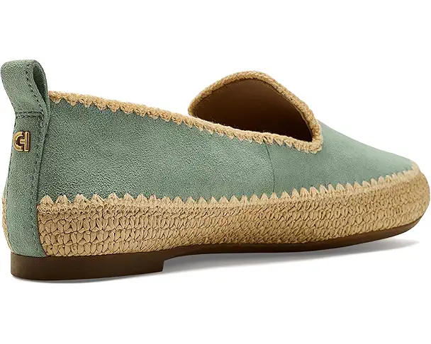 Supply Lab Cole Haan Cloudfeel Asbury Slipon Women's Lily Pad Suede/Raffia
