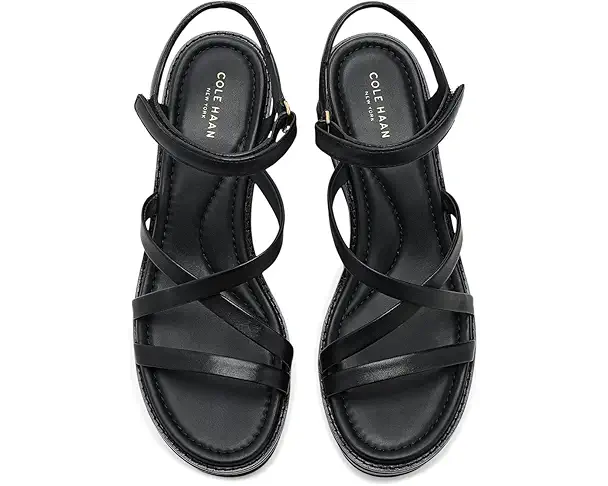 Supply Lab Cole Haan Grand Ambition Azzura Strappy Sndl Women's Black Leather