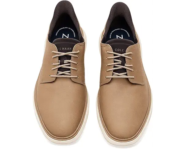 Supply Lab Cole Haan Grand Phaze Plain Toe Quick-on Men's Dark Latte Nubuck/Natural