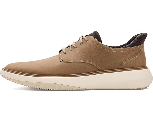 Supply Lab Cole Haan Grand Phaze Plain Toe Quick-on Men's Dark Latte Nubuck/Natural