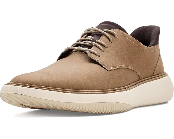 supply lab Cole Haan Grand Phaze Plain Toe Quick-on Men's Dark Latte Nubuck/Natural