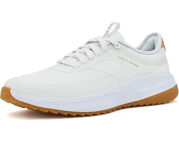 supply lab Cole Haan GrandPro All Day Golf Men's White/Veg Tan Waterproof
