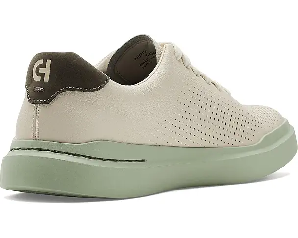 Supply Lab Cole Haan Grandpro Rally Laser Cut Men's Ivory