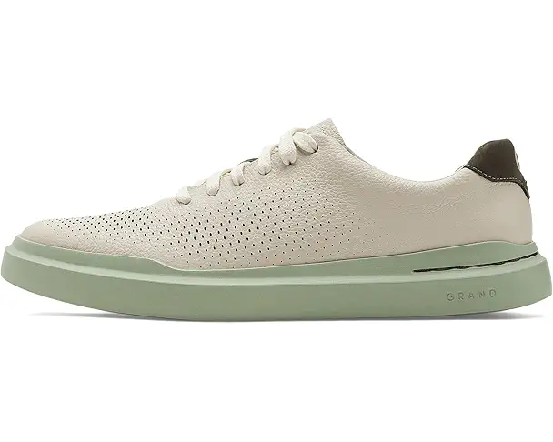Supply Lab Cole Haan Grandpro Rally Laser Cut Men's Ivory