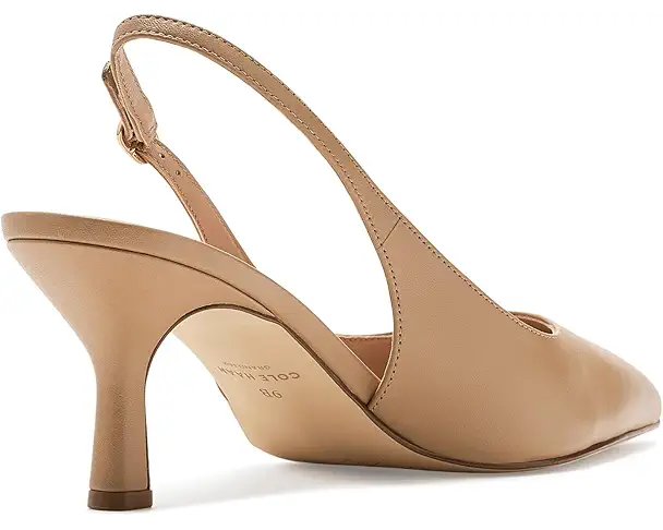 Supply Lab Cole Haan Hansell Sling Back Pumps Women's Tuscan Sand Leather