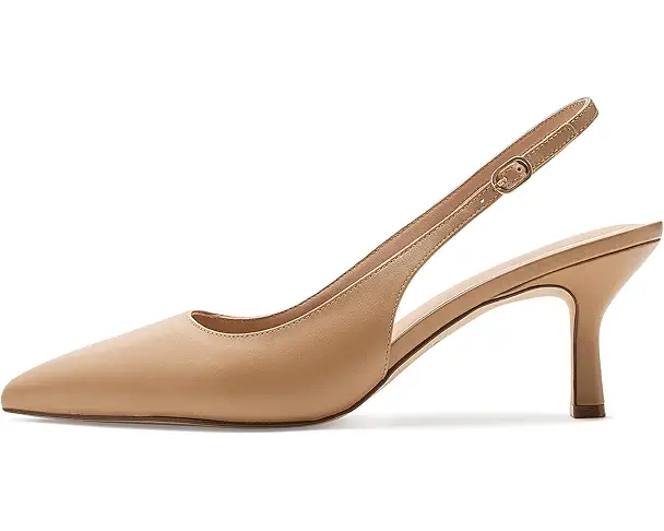 Supply Lab Cole Haan Hansell Sling Back Pumps Women's Tuscan Sand Leather