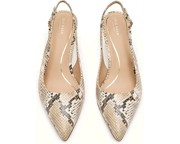 Supply Lab Cole Haan Hansell Sling Back Women's Mojave Snake Print Leather/Powder