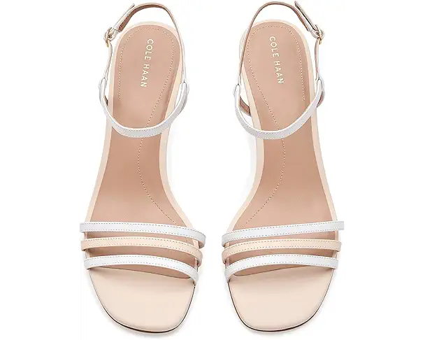 Supply Lab Cole Haan Michelina Strappy Women's White/Sand Dollar Leather