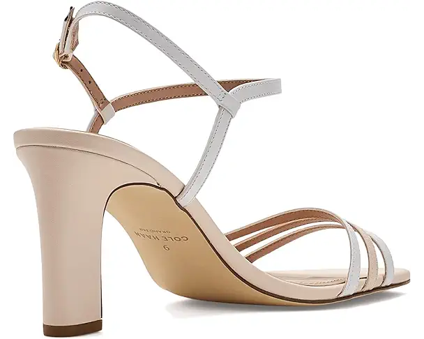 Supply Lab Cole Haan Michelina Strappy Women's White/Sand Dollar Leather