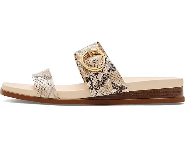 Supply Lab Cole Haan Oaklynn Double Band Footbed Women's Mojave Snake Print Leather/Powder