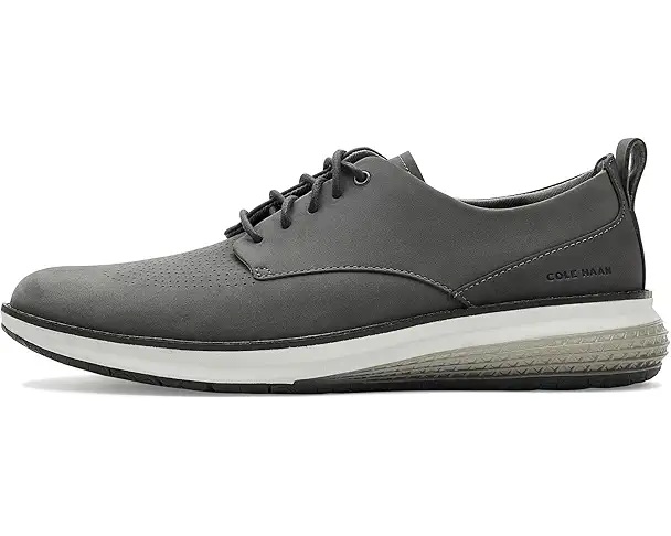 Supply Lab Cole Haan Originalgrand Energyweave Perforated Plain Toe Men's Castlerock Nubuck/Raven