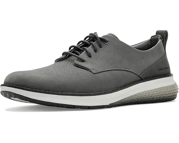 supply lab Cole Haan Originalgrand Energyweave Perforated Plain Toe Men's Castlerock Nubuck/Raven