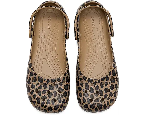 Supply Lab Crocs Classic Ballet Ballet Slippers Women's Sepia/Leopard