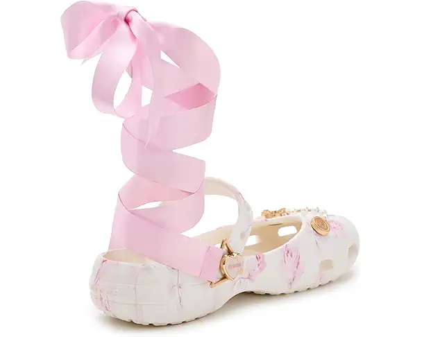 Supply Lab Crocs Classic LoveShackFancy Ballet Flats Women's Oyster