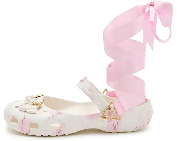 Supply Lab Crocs Classic LoveShackFancy Ballet Flats Women's Oyster