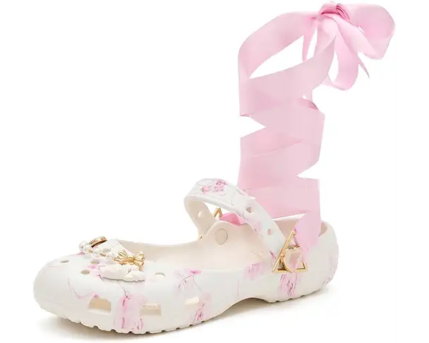 supply lab Crocs Classic LoveShackFancy Ballet Flats Women's Oyster