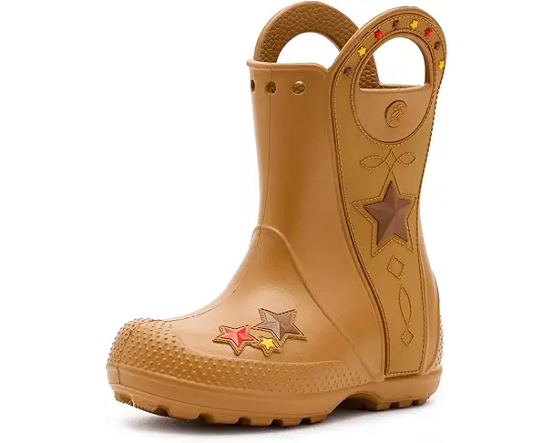supply lab Crocs Kids Handle It Rain Boots (Toddler) Western Umber