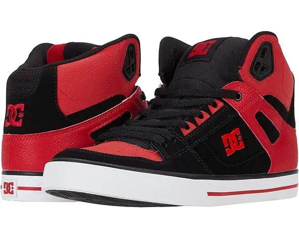 supply lab DC Pure High-Top WC Men's Fiery Red/White/Black