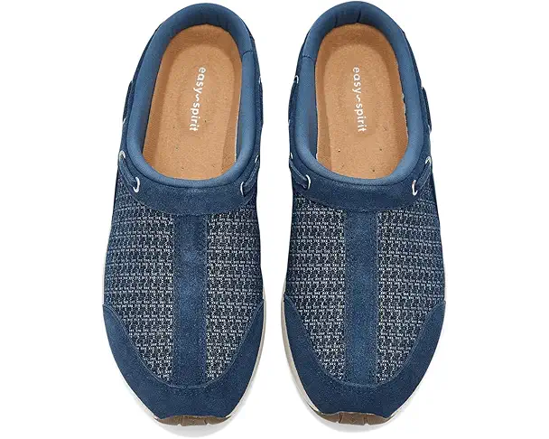 Supply Lab Easy Spirit Travelport Women's Blue Suede/Blue Denim Multi