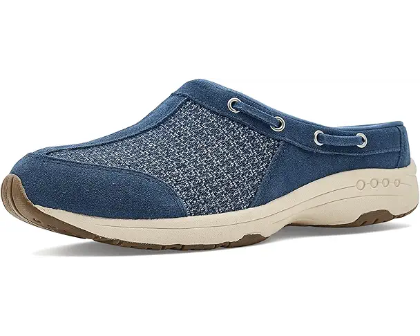 supply lab Easy Spirit Travelport Women's Blue Suede/Blue Denim Multi