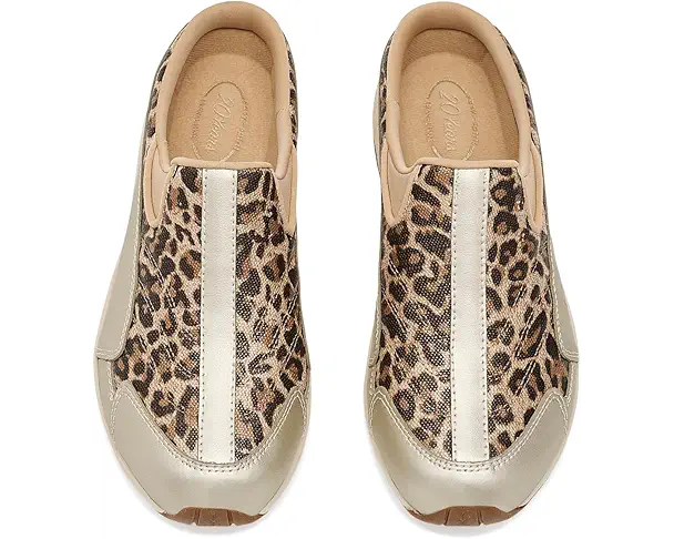 Supply Lab Easy Spirit Traveltime 20th Anniversary Edition Women's Gold/Leopard