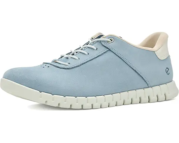 supply lab ECCO Gruuv Lite Easy Slip Lace Sneakers Women's Dusty Blue/White