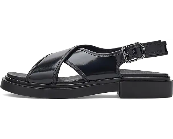 Supply Lab ECCO Seoul Cross Strap Slingback Sandals Women's Black/Black