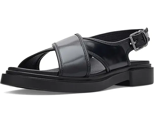 supply lab ECCO Seoul Cross Strap Slingback Sandals Women's Black/Black