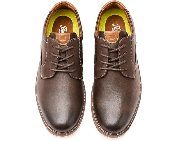 Supply Lab Florsheim Kids Norwalk Plain Toe Oxford (Toddler/Little Kid/Big Kid) Brown Crazy Horse