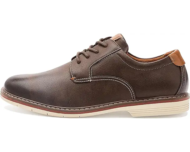 Supply Lab Florsheim Kids Norwalk Plain Toe Oxford (Toddler/Little Kid/Big Kid) Brown Crazy Horse