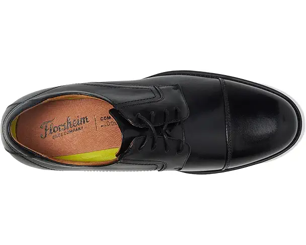 Supply Lab Florsheim Midtown Cap Toe Oxford Men's Black Smooth