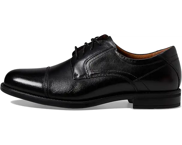 Supply Lab Florsheim Midtown Cap Toe Oxford Men's Black Smooth