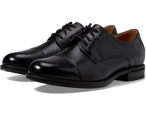 supply lab Florsheim Midtown Cap Toe Oxford Men's Black Smooth