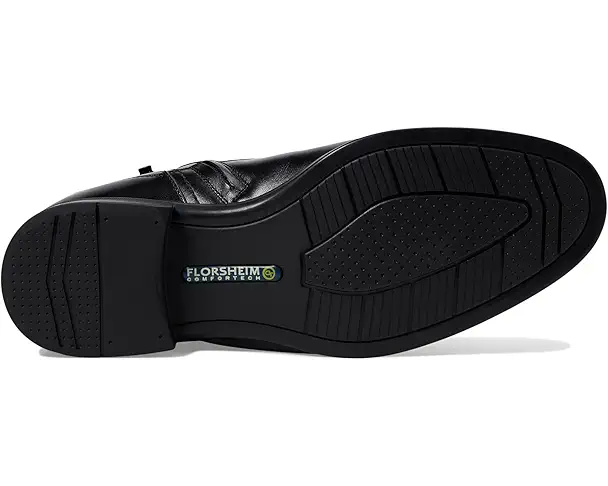 Supply Lab Florsheim Midtown Plain Toe Zipper Boots Men's Black Smooth