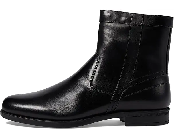 Supply Lab Florsheim Midtown Plain Toe Zipper Boots Men's Black Smooth
