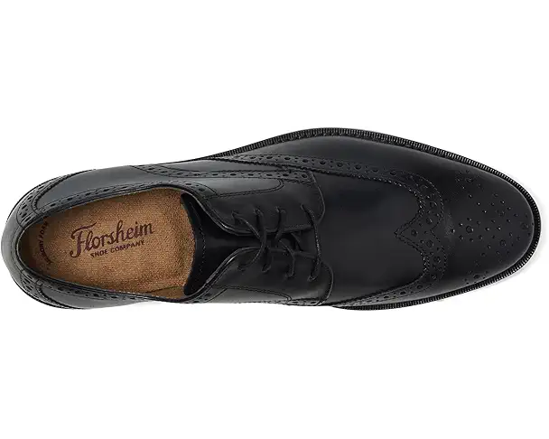 Supply Lab Florsheim Montinaro Wingtip Oxford Men's Black Smooth