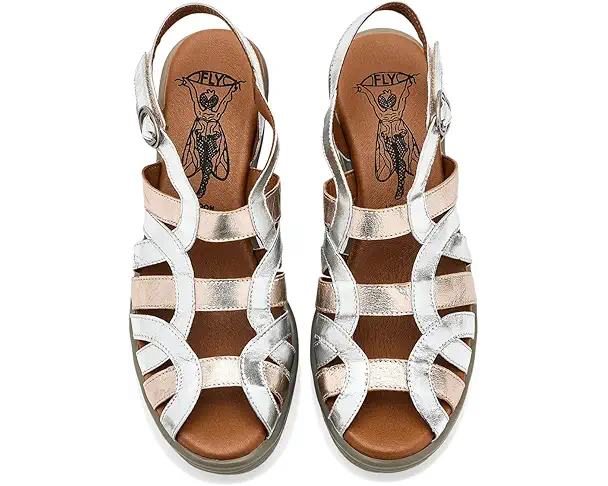 Supply Lab FLY LONDON Lemy397fly Women's Silver/Sahara