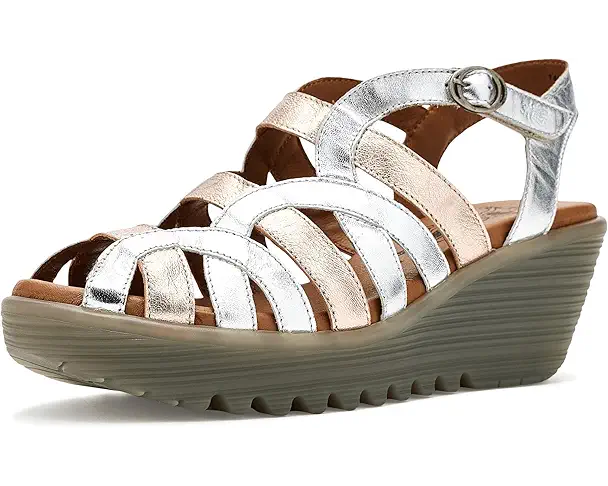 supply lab FLY LONDON Lemy397fly Women's Silver/Sahara