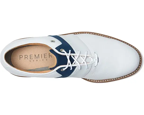 Supply Lab FootJoy Premiere Series Bison Golf Shoes Men's White/Navy/White