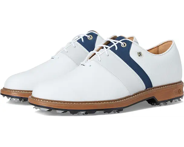 supply lab FootJoy Premiere Series Bison Golf Shoes Men's White/Navy/White