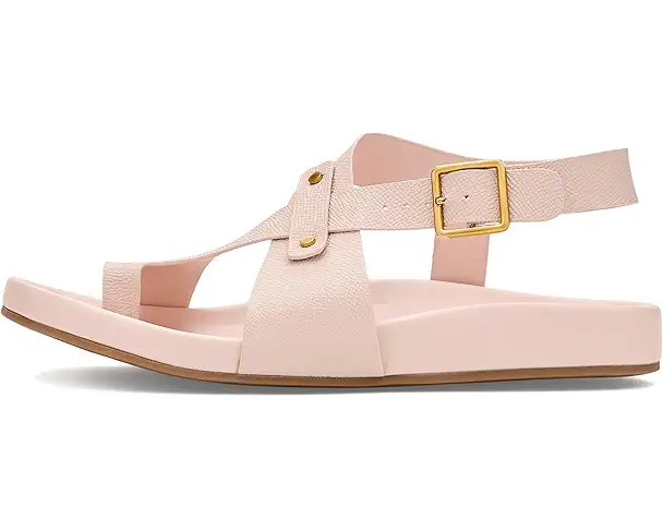 Supply Lab Franco Sarto L-Blair Strappy Sandals Women's Soft Blush Light Pink Tumbled Leather