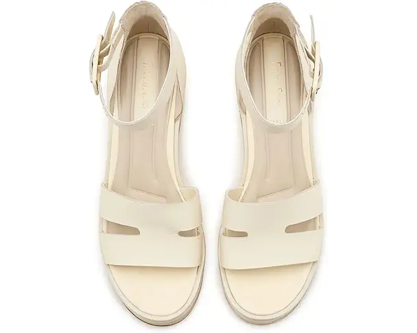 Supply Lab Franco Sarto L-Madaya Strappy Sandals Women's Marshmallow White Leather